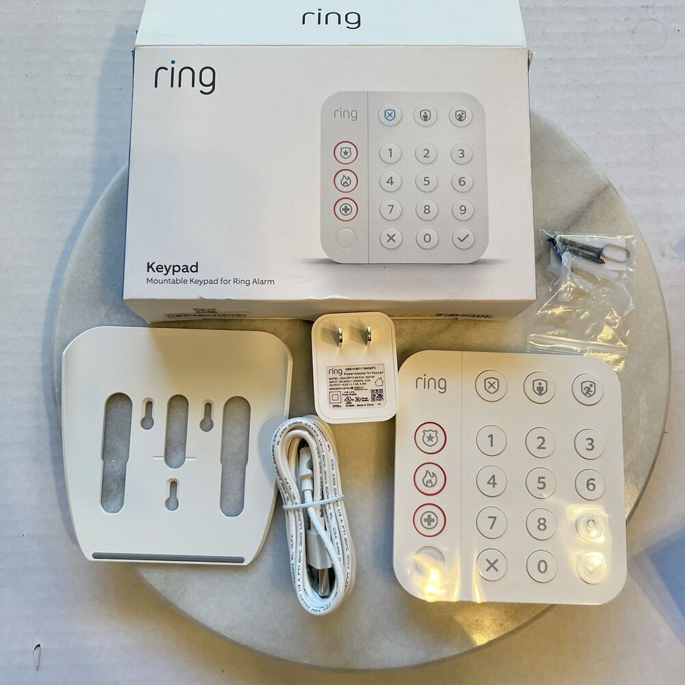 Ring Alarm 2nd Generation Mountable Wireless Keypad 4AK1SZ-0EN0